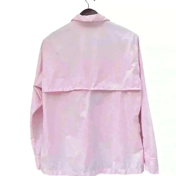 Solumbra Women's Button-Up Shirt UV Fishing Nylon Vented Pink Sz Small - Picture 5 of 10